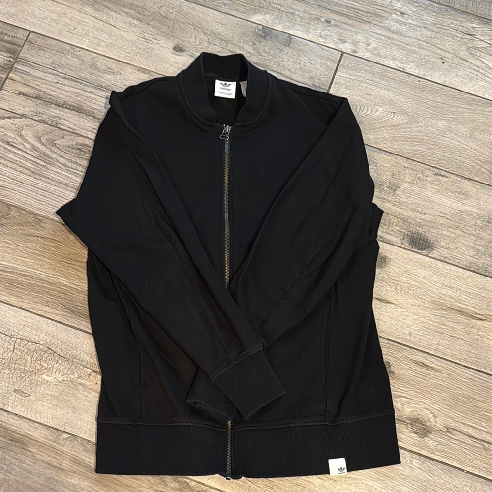 EUC adidas lightweight, long zipper jacket, sz S